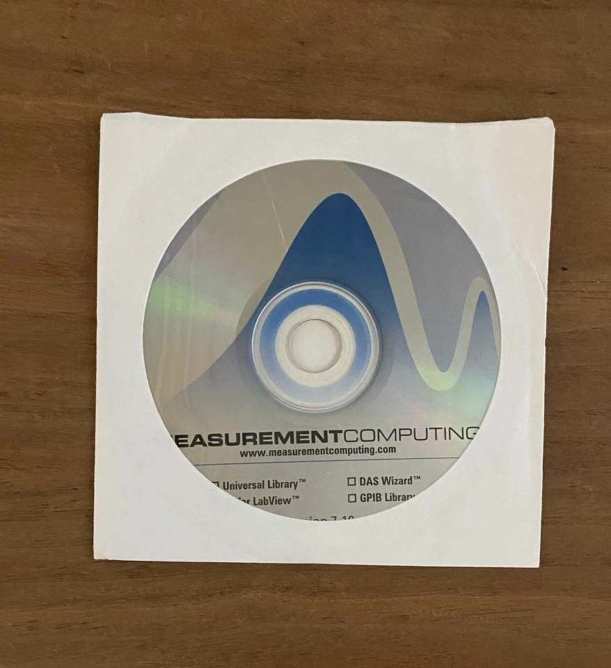 MEASUREMENT COMPUTING SOFTWARE - UL FOR LABVIEW, VERSION 7.10 - Image 1 of 1