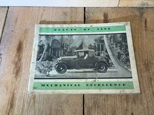 Catálogo folleto de ventas Ford Modelo A 1930 belleza de línea excelencia mecánica - Imagen 1 de 8