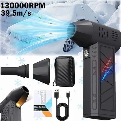130000RPM Akku Gebläse Turbogebläse Luftgebläse Turbo Jet Fan Lüfter Jet Bläser - Bild 1 von 4