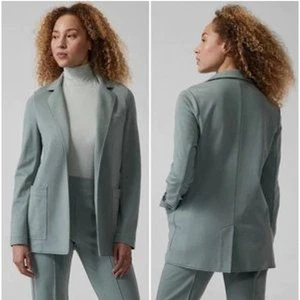 Blazer informal de negocios Athleta Eastbound talla 4 azul talla 4 - Imagen 1 de 9