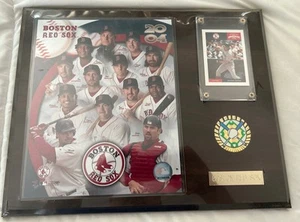 NEU VERSIEGELT Boston Red Sox 2004 Team Plakette Bild Schild 15x12 mit Karte Namensschild - Bild 1 von 11
