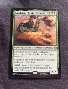 MTG Spider-Man R Sandman, Shifting Scoundrel #0112 - Picture 1 of 1