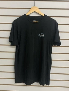 Billabong Shirt Mens Medium Short Sleeve Crew Neck Lightweight Black - Picture 1 of 7