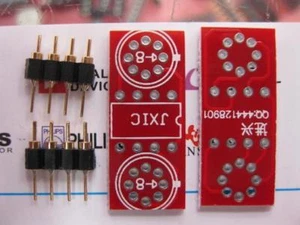 5x TO-99 To99 to DIP8 Dual to Mono Opamp PCB round pin - Picture 1 of 1
