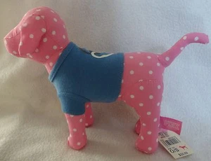 VICTORIA'S SECRET PINK  DOG POLKA DOT WITH BLUE PEACE SHIRT NWT - Picture 1 of 2