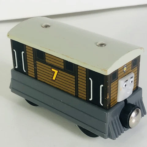 Thomas the Train Toby Tram Car Wooden Railway Tank Engine #7 Friends Cover