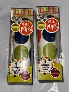 2 WallPops Lots Of Dots Peel and Stick Wall Art, Removable. - Picture 1 of 3
