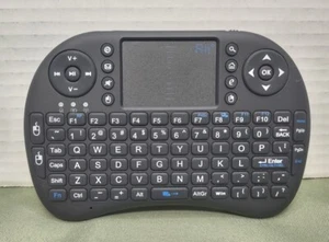 ✅ Used Rii Wireless Keyboard Touchpad for laptop PC Tablets Black Parts - Picture 1 of 4