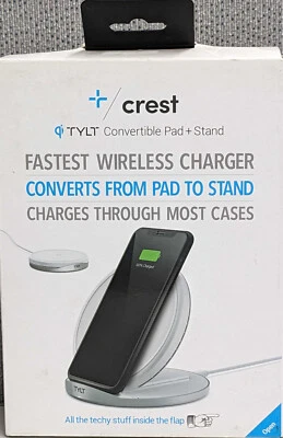 TYLT QICRSTW-T Puck 10W 5V Wireless Charging Pad - White - Image 1 of 2