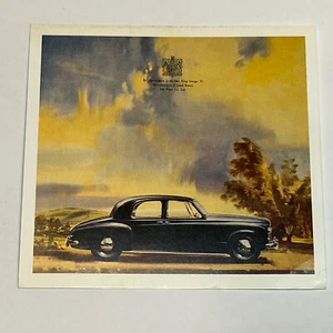 Land Rover Company Postcard Ad Painting Black Automobile Car Vintage 5 x 4.75" - Picture 1 of 3