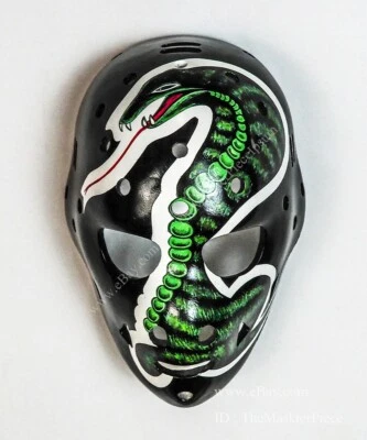 Máscara de hockey sobre hielo casco de portero portátil decoración del hogar Gary Simmons Cobra G84 Foto 1 de 4