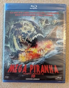 Méga Piranha (Blu-ray) Paul Logan - New, Sealed  - Picture 1 of 4