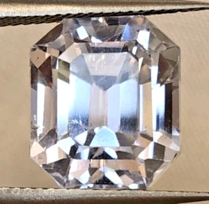 8.60 ct Natural Faceted Kunzite Spodumene Loose Gemstone - Picture 1 of 10
