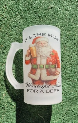 Taza de cerveza Navidad Papá Noel Foto 1 de 3