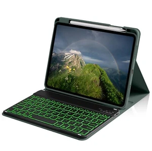 Keyboard/Trackpad/Case for iPad 10/11th Gen, A16 - Bluetooth, Dark Forest Green - Afbeelding 1 van 5