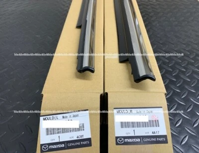 MAZDA GENUINO Proceed UF66M Juego de molduras de ventana delantera OEM Japón #25 Foto 1 de 4