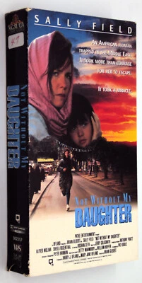NOT WITHOUT MY DAUGHTER VHS Sally Field Must Escape Husband, Middle East 1990 CC - Image 1 of 4