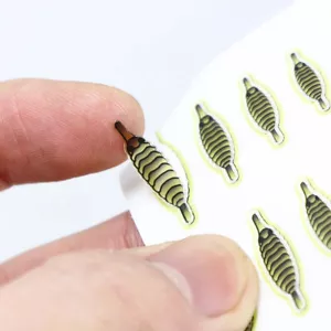 40x elastic gammarus bug thin skin film realistic body back fly tying material - Picture 1 of 15