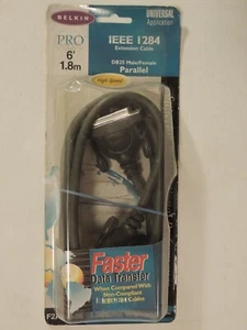 Belkin PRO F2A048-06 IEEE 1284 Extension Cable 6 feet long DB25 Male/Female - Picture 1 of 5