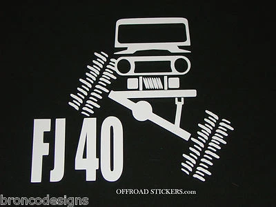 Toyota Land Cruiser - Flexing Crawler - FJ 40 pegatina/calcomanía - 14 Foto 1 de 2