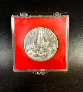 San Diego 200th Anniversary Congressional Commemorative Medal Coin July 16 1968 - Picture 1 of 5