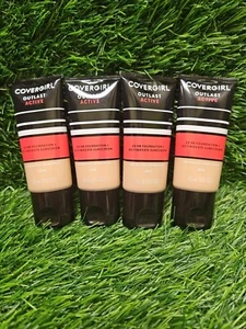 Covergirl 855 Soft Honey Outlast Active 24 Hour Foundation +SPF 20 1 Oz Lot Of 4 - Picture 1 of 1