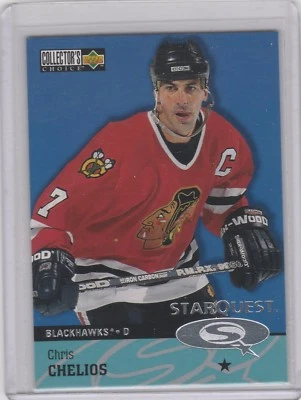1997-98 Upper Deck Collector's Choice - Starquest #SQ11 Chris Chelios  - Image 1 of 2