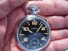 Excellent rebuilt 1967, Ingersoll Pocket Watch.