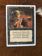 Magic the Gathering MTG Demonic Tutor Revised Unplayed LP NM