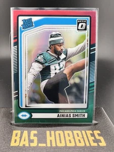 2024 Donruss #365 Ainias Smith Red & Green Prizm Optic Preview Rated Rookie - Picture 1 of 2