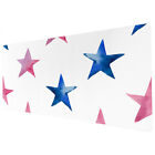 90x40cm Extra Large Desk XXL Gamimg Mouse Pad Mat Pink Blue White Stars Kids