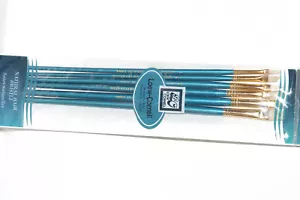 LOEW CORNELL ARTISTS 6 BRUSHES NATURAL HAIR BRISTLE 2140 - Picture 1 of 2