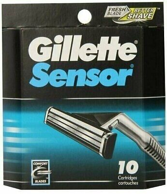Gillette Sensor Razor Blades - 10 Cartridges • 12.99$