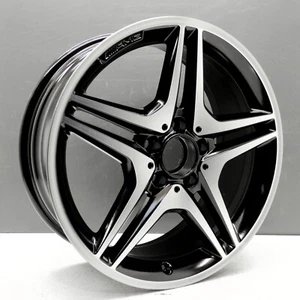 LLANTA DE ALEACIÓN MERCEDES CLASE A CLA W176 18" AMG CORTE DIAMANTE NEGRA A1764010302 - Imagen 1 de 14