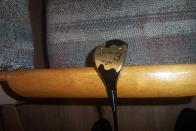 BRAND NEW  Vintage Spalding Executive Graphite head # 3 wood steel stiff mens RH - Image 1 of 4