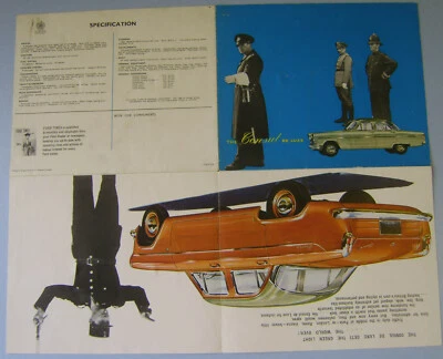 Ford Consul De Luxe Mk 2 Saloon 1958 March Original UK Foldout Sales Brochure - Image 1 of 2