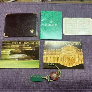 Rolex 1997 Day-Date Booklets;Wallet;Calendar;tags. Full Set. English Version❗️ - Picture 1 of 11
