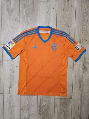 VALENCIA 2014 2015 AWAY FOOTBALL SHIRT SPAIN SOCCER JERSEY L ADIDAS - Image 1 of 4