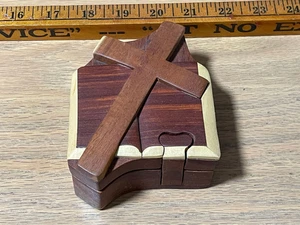 Kreuz Schmuck Puzzle Box - Bild 1 von 2