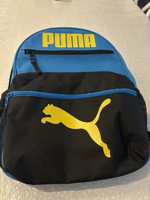 Mochila Puma para niños, amarilla y azul marino Foto 1 de 3