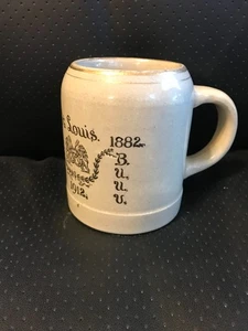 Vintage Mug Marked St Louis, 1872 - 1882. 1912, BUV, BUUV - D vb o5 - Picture 1 of 5