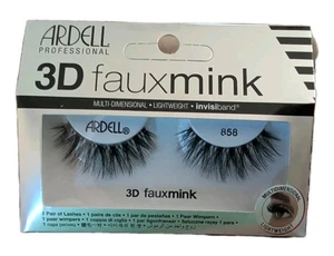 Ardell 3D Visón Imitación Visón Imitación PESTAÑAS FALSAS TIRA PESTAÑAS - 858 - NUEVO - Imagen 1 de 2
