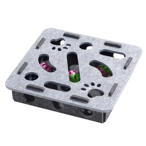 Interactive Cat Toy Puzzle Toys for Indoor Cats Felt Maze Box Kittern Toys Pe... - Picture 1 of 6