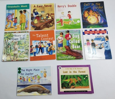 Lot of 10 Rigby PM Story Books Readers Early Learning Homeschooling - Image 1 of 4