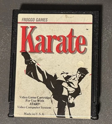 Karate (Atari 2600, 1987) Froggo TESTED - Image 1 of 2