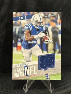 Marlon Mack 2019 Prestige Stars of the NFL Jersey relic Indianapolis Colts - Image 1 of 2