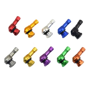 ・Leakproof Aluminum Alloy Motorcycle Wheel Valve 90 Degree Tire Valve Stems - Picture 1 of 12