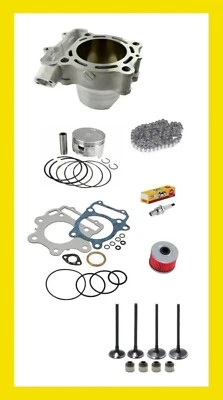 Suzuki DRZ 400 Top End Rebuild Kit- STD  Cylinder Piston Valves Chain Gaskets - Image 1 of 4