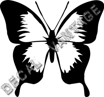Classic Butterfly Vinyl Sticker Decal - Choos...
