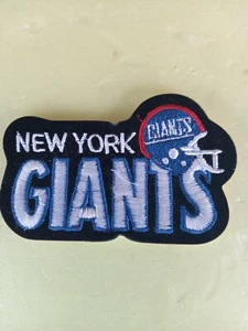 NEW YORK GIANTS TOPPA Ricamata Football americano PATCH TERMOADESIVA NUOVA - Imagen 1 de 1